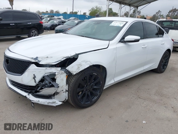 2022 Cadillac CT5 Luxury with VIN 1G6DM5RK6N0136036, listed as a IAAI auction lot 41825024 with 14,325 mi miles. Bid and sale history available at carsss.com. Image 18.