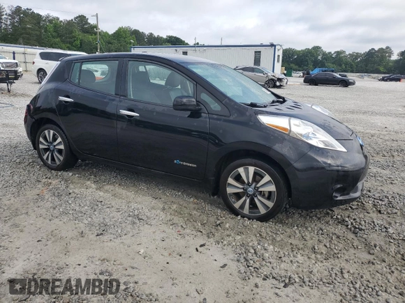 2013 Nissan LEAF SV with VIN 1N4AZ0CP1DC408729, listed as a Copart auction lot 57036265 with 72,881 mi miles and Salvage title. Bid and sale history available at DreamBid. Image 4.