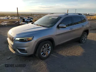 2019 Jeep Cherokee Latitude Plus with VIN 1C4PJLLB0KD123013, listed as a Copart auction lot 50166605 with 106,238 mi miles and Salvage Title. Bid and sale history available at carsss.com. Image 1.