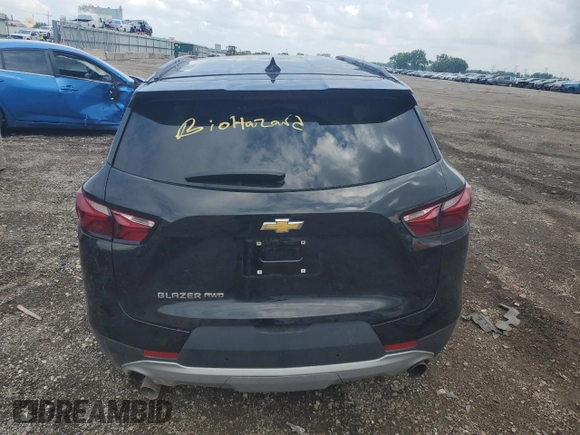 2022 Chevrolet Blazer LT z VIN 3GNKBHR48NS236491, wystawiony jako Copart lot #63805955 z przebiegiem Nie podano mil oraz Szkoda całkowita • Salvage title. Historia ofert i sprzedaży dostępna na DreamBid. Obrazek 6.