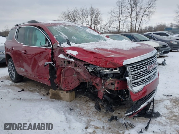 2021 GMC Acadia Denali with VIN 1GKKNXLS8MZ144319, listed as a IAAI auction lot 41287238 with 41,146 mi miles and . Bid and sale history available at DreamBid. Image 1.