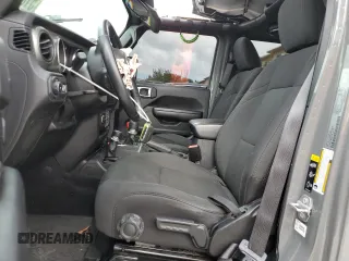 2021 Jeep Wrangler Unlimited Willys with VIN 1C4HJXDM6MW628041, listed as a Copart auction lot 51366415 with 22,697 mi miles and Salvage title. Bid and sale history available at DreamBid. Image 7.