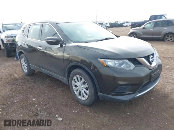 2014 Nissan Rogue SV with VIN 5N1AT2MV5EC807628, listed as a IAAI auction lot 41442792 with 52,964 mi miles. Bid and sale history available at carsss.com. Image 1.