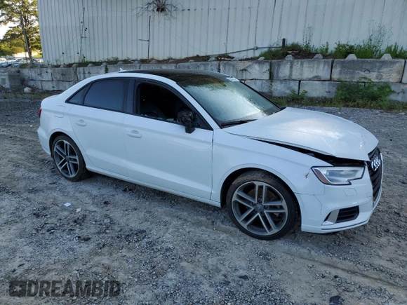 2017 Audi A3 Sedan Premium with VIN WAUB8GFF1H1075590, listed as a Copart auction lot 58847023 with 61,878 mi miles. Bid and sale history available at carsss.com. Image 4.
