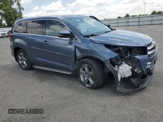 2019 Toyota Highlander Hybrid Limited with VIN 5TDDGRFHXKS067526, listed as a Copart auction lot 55407645 with 48,699 mi miles and Salvage title. Bid and sale history available at DreamBid. Image 4.