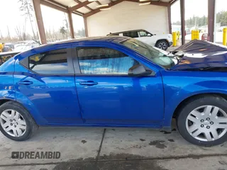 2013 Dodge Avenger SE with VIN 1C3CDZAB7DN702853, listed as a IAAI auction lot 41724956 with 1 mi miles. Bid and sale history available at carsss.com. Image 14.