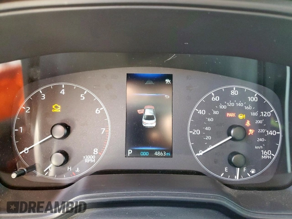 2024 Toyota Corolla LE with VIN 5YFB4MDE8RP207961, listed as a Copart auction lot 56241405 with 4,863 mi miles and Salvage title. Bid and sale history available at DreamBid. Image 9.