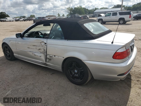 2004 BMW 3 Series 330Ci with VIN WBABW53434PJ95105, listed as a Copart auction lot 60724975 with 75,735 mi miles and Salvage title. Bid and sale history available at DreamBid. Image 2.