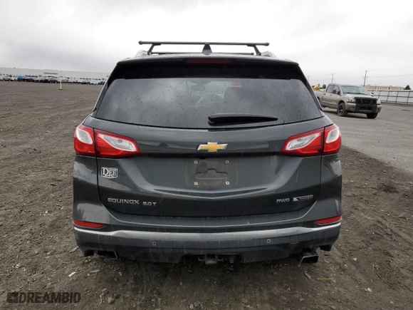 2018 Chevrolet Equinox Premier with VIN 3GNAXWEX8JL394898, listed as a Copart auction lot 50263935 with 0 mi miles and Salvage Title. Bid and sale history available at carsss.com. Image 6.