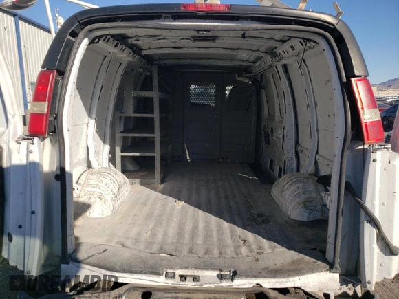 2010 Chevrolet Express Cargo with VIN 1GCZGFBA2A1167547, listed as a Copart auction lot 80991954 with 172,818 mi miles and Salvage title. Bid and sale history available at DreamBid. Image 10.