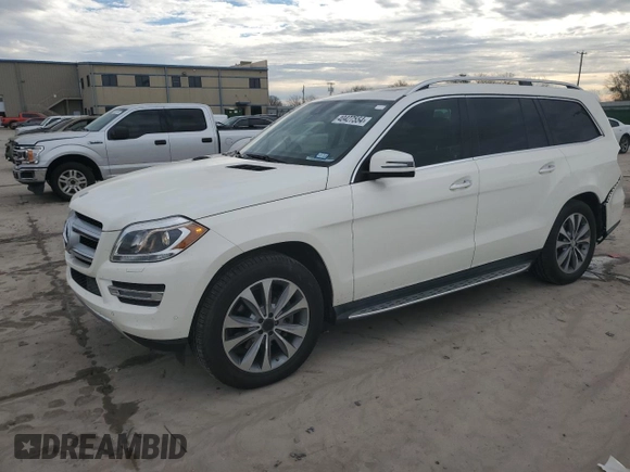 2015 Mercedes-Benz GL-Class GL 450 with VIN 4JGDF6EE7FA505605, listed as a Copart auction lot 40427554 with 112,007 mi miles. Bid and sale history available at carsss.com. Image 1.