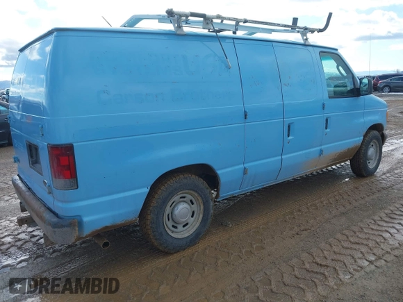 2004 Ford Econoline Cargo with VIN 1FTRE14W24HA72208, listed as a IAAI auction lot 41566737 with 95,391 mi miles. Bid and sale history available at carsss.com. Image 4.