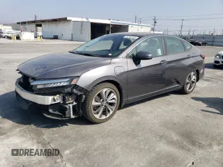 2019 Honda Clarity Plug-In Hybrid with VIN JHMZC5F16KC002203, listed as a Copart auction lot 75704694 with 55,639 mi miles and Salvage Title. Bid and sale history available at carsss.com. Image 1.