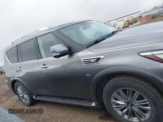 2019 Infiniti QX80 LUXE with VIN JN8AZ2ND2K9850698, listed as a IAAI auction lot 42044915 with 58,073 mi miles. Bid and sale history available at carsss.com. Image 13.