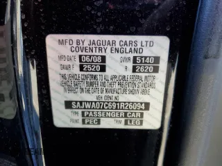 2009 Jaguar XF with VIN SAJWA07C691R26094, listed as a Copart auction lot 85589144 with Not Provided miles and Salvage Title. Bid and sale history available at DreamBid. Image 12.