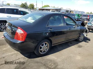 2006 Kia Spectra EX with VIN KNAFE121565332547, listed as a Copart auction lot 73562144 with 155,418 mi miles and Non Repairable. Bid and sale history available at carsss.com. Image 3.