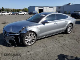 2014 Audi A7 Premium Plus with VIN WAUWGAFC6EN023707, listed as a Copart auction lot 60312915 with 119,162 mi miles and Salvage title. Bid and sale history available at DreamBid. Image 1.