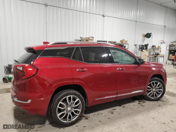 2024 GMC Terrain Denali with VIN 3GKALXEG7RL379125, listed as a Copart auction lot 48083315 with 7,118 mi miles and Salvage Title. Bid and sale history available at carsss.com. Image 3.
