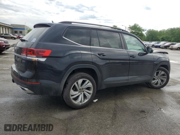 2022 Volkswagen Atlas SE with VIN 1V2HR2CAXNC514385, listed as a Copart auction lot 55742695 with 33,263 mi miles and Salvage title. Bid and sale history available at DreamBid. Image 3.