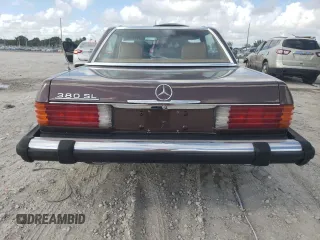 1982 Mercedes-Benz 380 with VIN WDBBA45A5CB012926, listed as a Copart auction lot 73131714 with 96,212 mi miles and Clean Title. Bid and sale history available at carsss.com. Image 6.