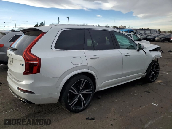 2017 Volvo XC90 R-Design with VIN YV4A22PM8H1186232, listed as a Copart auction lot 85822814 with 66,910 mi miles and Salvage Title. Bid and sale history available at carsss.com. Image 3.