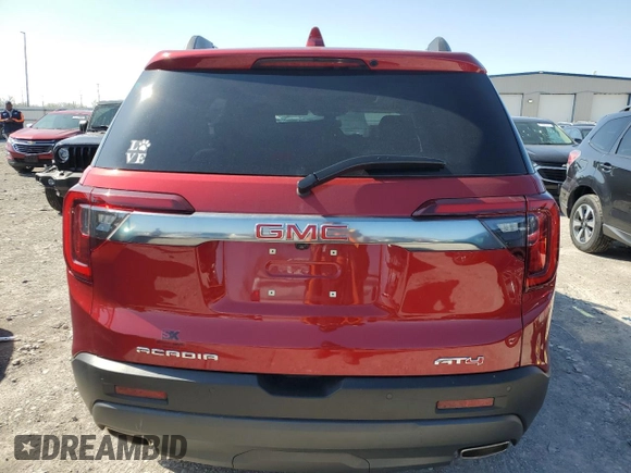 2022 GMC Acadia AT4 with VIN 1GKKNLLS5NZ136799, listed as a Copart auction lot 52174425 with 31,201 mi miles and Salvage title. Bid and sale history available at DreamBid. Image 6.