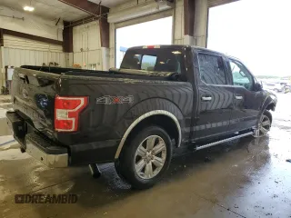 2019 Ford F-150 XL with VIN 1FTEW1EP6KFA59568, listed as a Copart auction lot 57139785 with 76,297 mi miles and Salvage title. Bid and sale history available at DreamBid. Image 3.