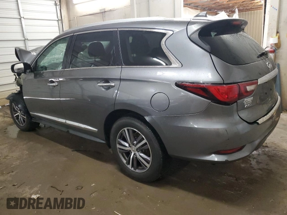 2019 Infiniti QX60 Pure with VIN 5N1DL0MM1KC523479, listed as a Copart auction lot 59895065 with 81,731 mi miles and Salvage title. Bid and sale history available at DreamBid. Image 2.