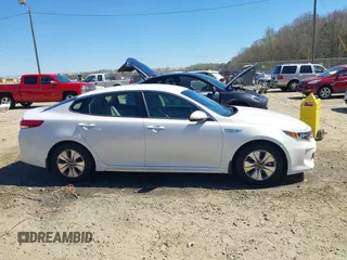 2017 Kia Optima Hybrid with VIN KNAGT4LE3H5018864, listed as a IAAI auction lot 41845714 with 87,392 mi miles. Bid and sale history available at carsss.com. Image 13.