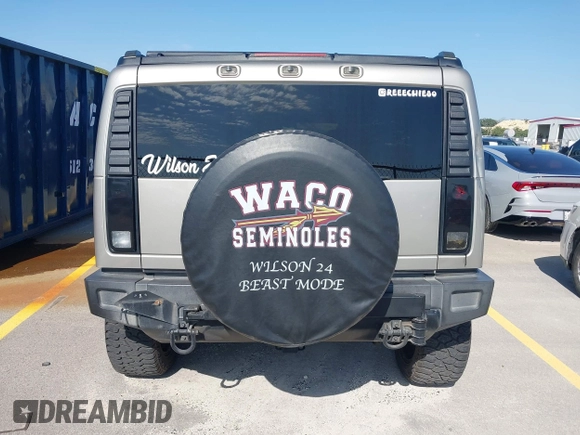 2003 Hummer H2 with VIN 5GRGN23U43H125114, listed as a IAAI auction lot 42160986 with 157,776 mi miles. Bid and sale history available at carsss.com. Image 16.