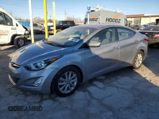 2016 Hyundai Elantra SE with VIN 5NPDH4AE1GH653350, listed as a Copart auction lot 53257675 with 317,198 mi miles and Non repairable. Bid and sale history available at DreamBid. Image 1.
