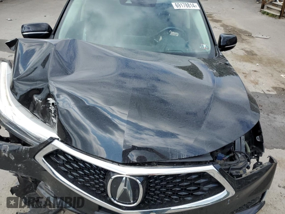 2021 Acura RDX w/Advance Package with VIN 5J8TC2H78ML032167, listed as a Copart auction lot 69178814 with Not Provided miles and Salvage Title. Bid and sale history available at carsss.com. Image 14.