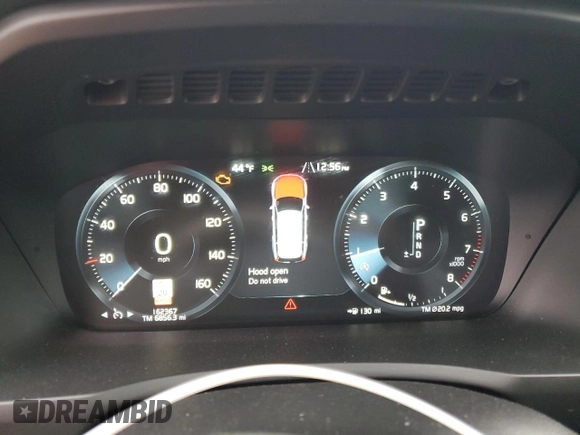 2016 Volvo XC90 T6 Momentum with VIN YV4A22PK7G1026968, listed as a Copart auction lot 44529345 with 162,367 mi miles and Salvage Title. Bid and sale history available at carsss.com. Image 9.