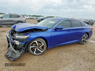 2020 Honda Accord Sport with VIN 1HGCV2F37LA019365, listed as a Copart auction lot 60469655 with 103,881 mi miles and Salvage title. Bid and sale history available at DreamBid. Image 1.