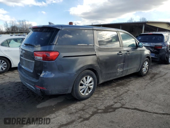 2017 Kia Sedona LX with VIN KNDMB5C15H6225939, listed as a Copart auction lot 43657155 with 151,289 mi miles and Clean Title. Bid and sale history available at carsss.com. Image 3.