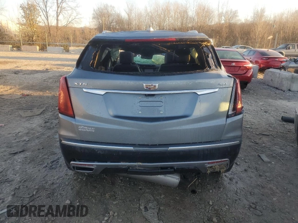 2021 Cadillac XT5 FWD Premium Luxury with VIN 1GYKNCRS7MZ191881, listed as a Copart auction lot 82167724 with 36,035 mi miles and Non Repairable. Bid and sale history available at carsss.com. Image 6.