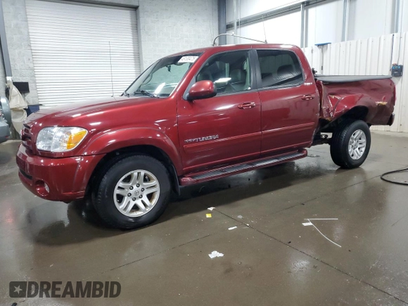 2006 Toyota Tundra Limited with VIN 5TBDT48196S527630, listed as a Copart auction lot 49100475 with 186,261 mi miles and Salvage Title. Bid and sale history available at DreamBid. Image 1.