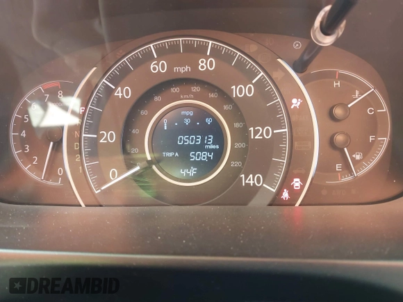 2014 Honda CR-V LX with VIN 2HKRM4H3XEH702757, listed as a IAAI auction lot 41875373 with 50,313 mi miles. Bid and sale history available at carsss.com. Image 7.
