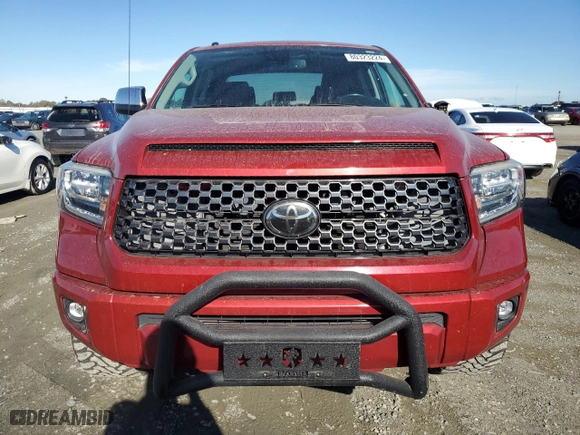 2019 Toyota Tundra 4WD SR5 with VIN 5TFAY5F18KX810299, listed as a Copart auction lot 80323224 with 53,673 mi miles and Salvage Title. Bid and sale history available at carsss.com. Image 5.