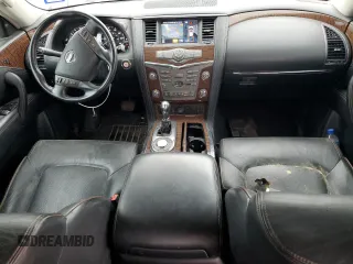 2020 Nissan Armada SL with VIN JN8AY2NDXL9107808, listed as a Copart auction lot 43818765 with 90,561 mi miles and Salvage Title. Bid and sale history available at carsss.com. Image 8.