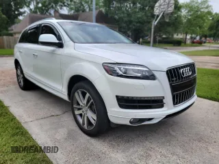 2014 Audi Q7 3.0T Premium Plus with VIN WA1LGAFEXED013107, listed as a Copart auction lot 54091815 with 138,867 mi miles and Clean Title. Bid and sale history available at carsss.com. Image 1.