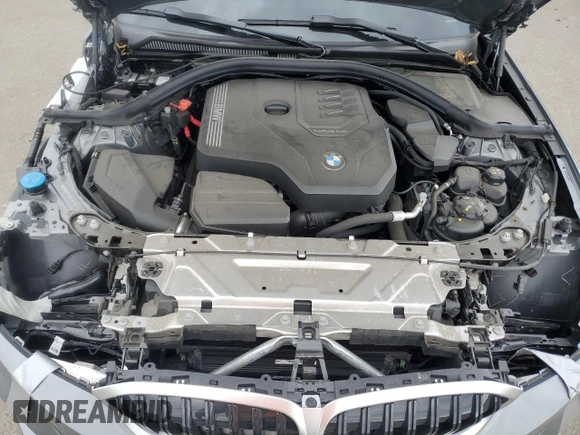 2024 BMW 3 Series 330i xDrive with VIN 3MW89FF09R8E18611, listed as a Copart auction lot 56740085 with 12,140 mi miles and Salvage title. Bid and sale history available at DreamBid. Image 11.