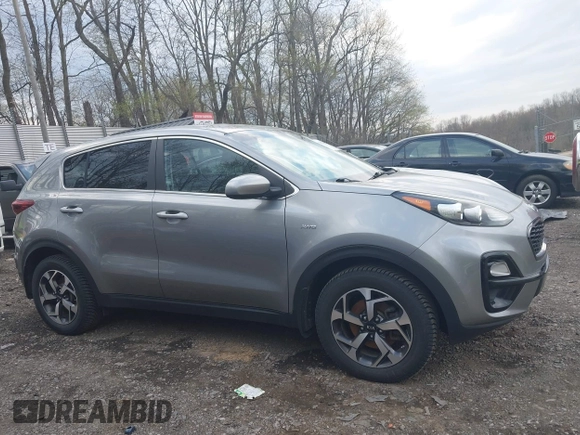 2020 Kia Sportage LX with VIN KNDPMCAC6L7630193, listed as a IAAI auction lot 42073485 with 48,743 mi miles. Bid and sale history available at carsss.com. Image 14.