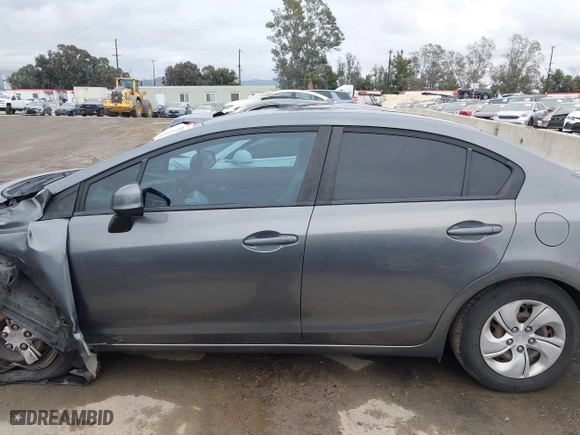 2013 Honda Civic Sdn LX with VIN 19XFB2F5XDE278355, listed as a IAAI auction lot 40952951 with 106,253 mi miles. Bid and sale history available at carsss.com. Image 15.