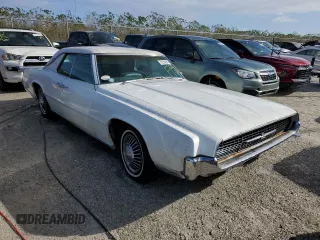 1967 Ford Thunderbird с VIN 7Y84Q116488, выставлен на аукционе Copart как лот 76255654 с пробегом 68 392 миль миль и На запчасти • Non repairable. История ставок и продаж доступна на DreamBid. Изображение 4.