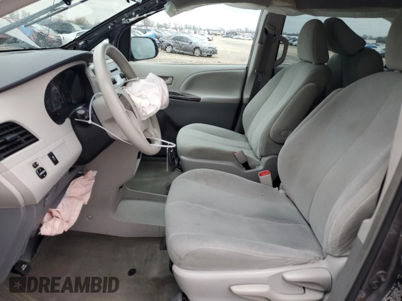 2013 Toyota Sienna L with VIN 5TDZK3DC3DS341886, listed as a Copart auction lot 54631924 with 0 mi miles and Salvage Title. Bid and sale history available at carsss.com. Image 7.