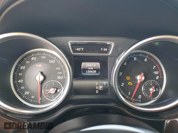 2019 Mercedes-Benz GLS 450 with VIN 4JGDF6EE3KB219531, listed as a Copart auction lot 55700725 with 120,428 mi miles and Salvage Title. Bid and sale history available at DreamBid. Image 9.