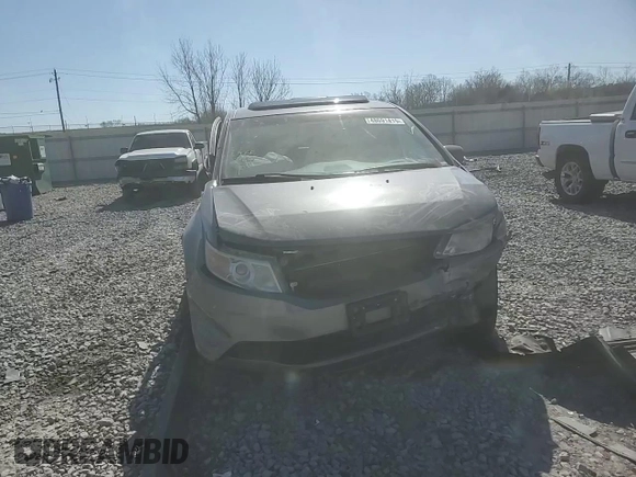 2013 Honda Odyssey EX-L with VIN 5FNRL5H6XDB015049, listed as a Copart auction lot 48691415 with 150,480 mi miles and Salvage Title. Bid and sale history available at DreamBid. Image 12.