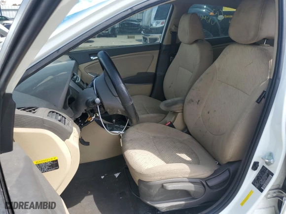 2013 Hyundai Accent GLS with VIN KMHCU4AE7DU562572, listed as a Copart auction lot 50379105 with 114,632 mi miles and Salvage Title. Bid and sale history available at carsss.com. Image 7.