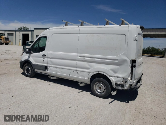2023 Ford Transit Cargo with VIN 1FTBR1C86PKA45707, listed as a Copart auction lot 55052145 with 15,132 mi miles and Salvage title. Bid and sale history available at DreamBid. Image 2.